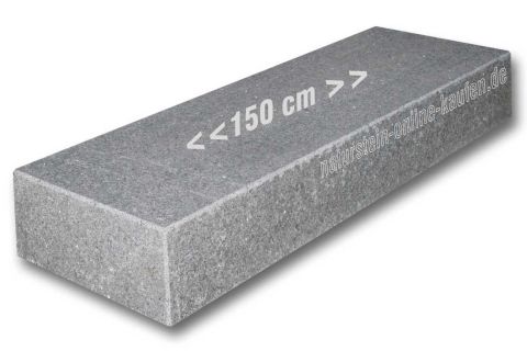 Blockstufen Granit anthrazit, 150x35x15 cm